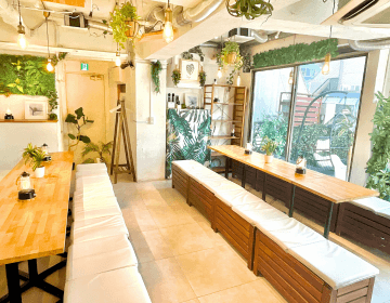 渋谷ガーデンルーム4F 4面プロジェクター