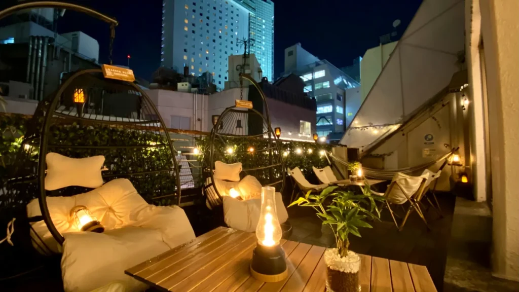 渋谷で貸切新歓するなら渋谷ガーデンルームがおすすめ！貸切テラスが付いたフロアです！