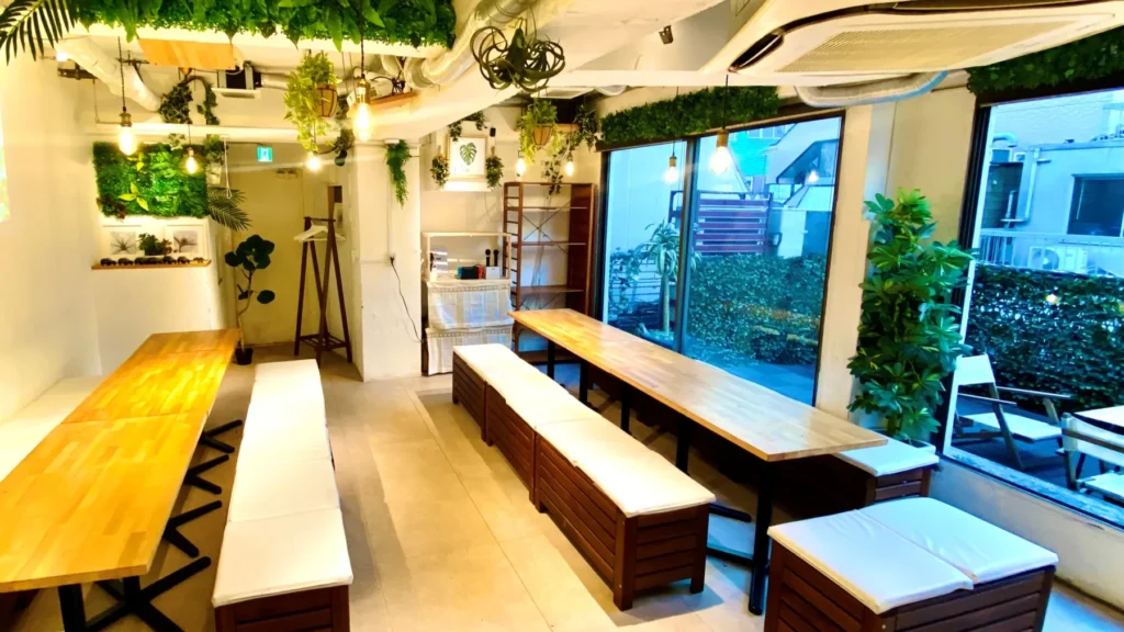 渋谷で貸切グランピングBBQ（バーベキュー）するなら渋谷ガーデンルームがおすすめ！貸切テラス付き♪室内でBBQを楽しもう♪